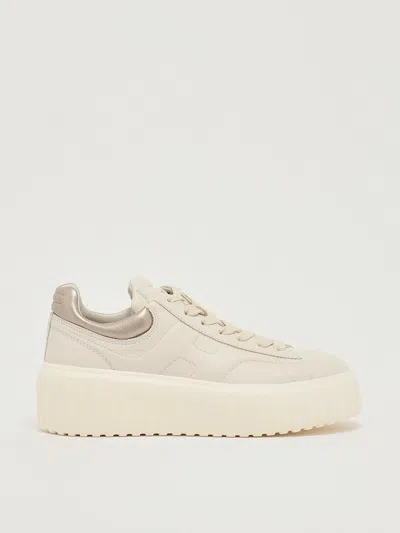 Hogan H Stripes Allacciato Sneaker In Neutral