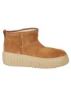 Hogan Low-top Boots Featuring H-stripes In Brown