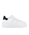 Hogan H645 Leather Sneakers In White