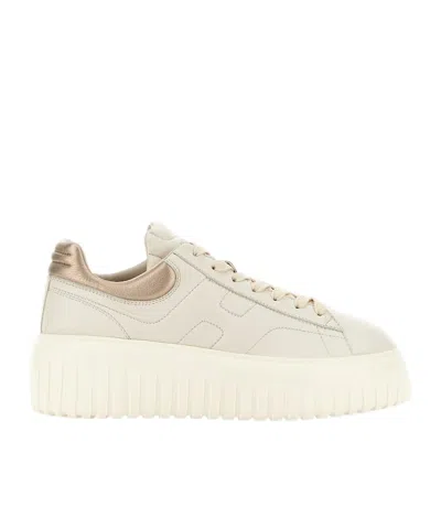 HOGAN HOGAN LOGO PRINTED LOW-TOP SNEAKERS