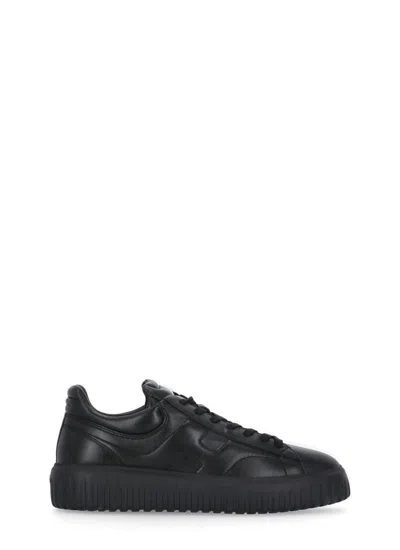 HOGAN H-STRIPES LACE-UP SNEAKERS
