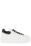 Hogan Low-top H-stripes Leather Sneakers In White