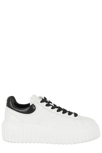 HOGAN H STRIPES LACE-UP SNEAKERS