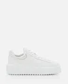 Hogan Logo-embroidered Low-top Sneakers In White