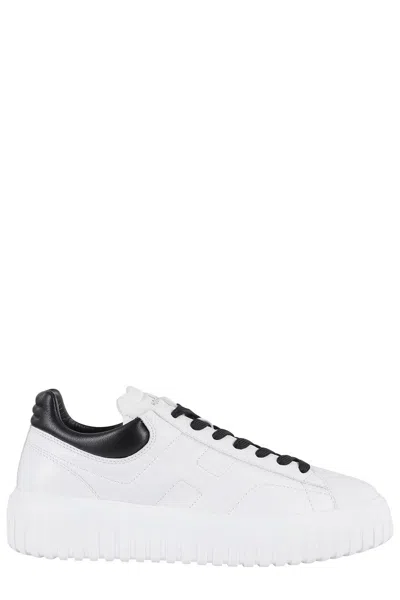 HOGAN H-STRIPES LACED SNEAKERS