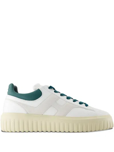 Hogan H Slash Lace-up Shoe In Neutral