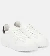 Hogan H645 Leather Sneakers In White