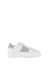 Hogan H-stripes Leather Sneaker In White