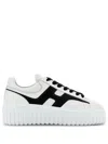 Hogan Nappa Leather Sneakers With Extralight Eva Sole In White