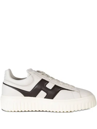 HOGAN HOGAN H-STRIPES LEATHER SNEAKERS