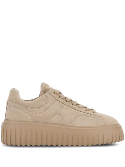 Hogan Sneakers Beige In Pink