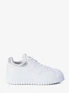 Hogan Striped Leather Lace-up Sneakers With H Detail