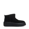 Hogan H Stripes Low Boot Black Suede In Black