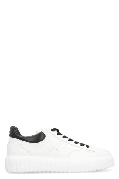 Hogan H-stripes Low-top Sneakers In White