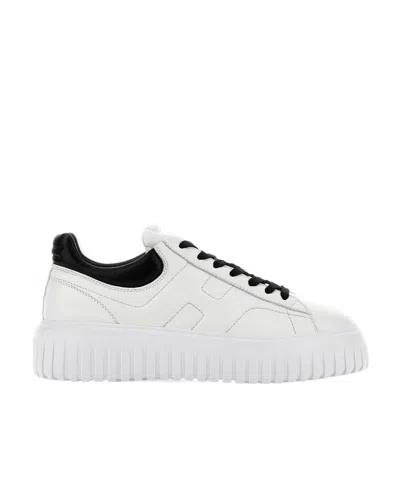 HOGAN HOGAN H-STRIPES LACE-UP SNEAKERS