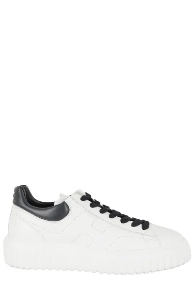 Hogan H Stripes Model Sneakers Featuring Memory Foam Insole In White