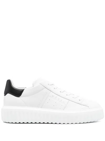 Hogan 'h-stripes' Sneakers In White