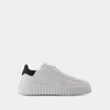 Hogan H645 Leather Sneakers In White