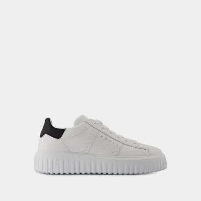 HOGAN SNEAKERS H STRIPES NEW - HOGAN - CUIR - BLANC