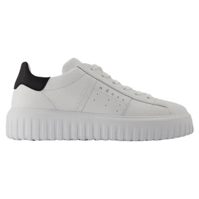 HOGAN H STRIPES NEW SNEAKERS - HOGAN - LEATHER - WHITE