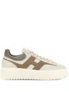 Hogan H-stripes Platform Sneakers In Multi