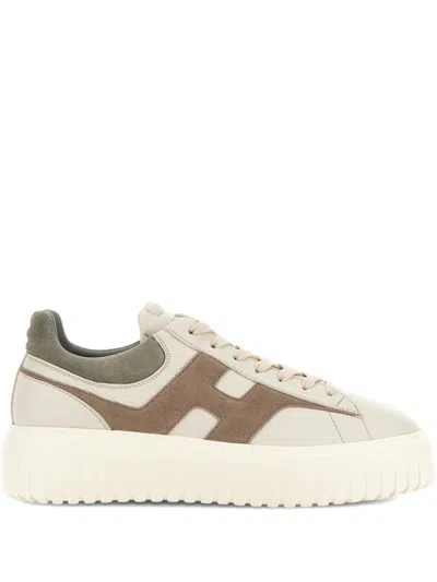 HOGAN H-STRIPES PLATFORM SNEAKERS