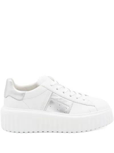HOGAN H-STRIPES PLATFORM SNEAKERS