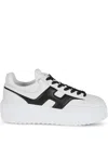 Hogan Nappa Leather Sneakers With Extralight Eva Sole In White