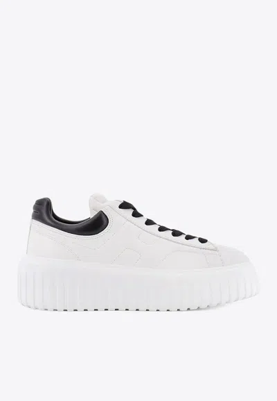 HOGAN H-STRIPES PLATFORM SNEAKERS