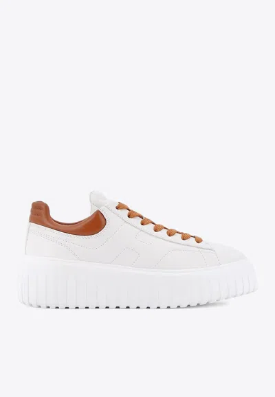 HOGAN H-STRIPES PLATFORM SNEAKERS