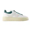Hogan H Slash Lace-up Shoe In White