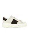Hogan Sneakers Striped Panel Flat Sole In White
