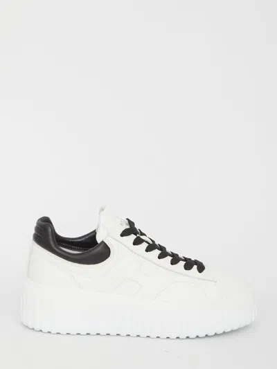 Hogan H-stripes Sneakers In White