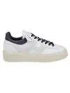 Hogan Lace-up White Sneakers With Logo Patch In White