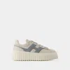 Hogan Sneakers H Stripes Avorio In Beige