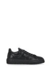 Hogan Leather H-stripes Tread Sneakers In Black