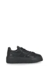 Hogan H-stripes Low-top Platform Sneakers In Schwarz 1
