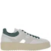 Hogan H-stripes Sneakers In Neutral
