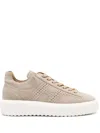 Hogan H-stripes Sneakers In Neutrals