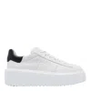 Hogan H645 Leather Sneakers In White
