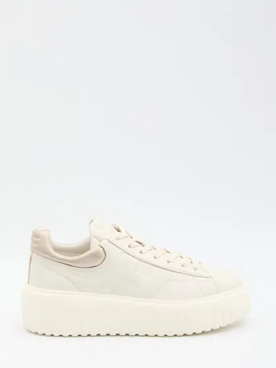 Hogan H-stripes Sneakers In White