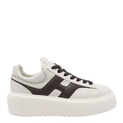 Hogan H-stripes Sneakers In White