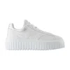 Hogan Leather Sneakers For Comfort In White