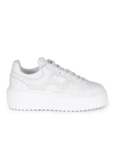 Hogan "h-stripes" Sneakers In White