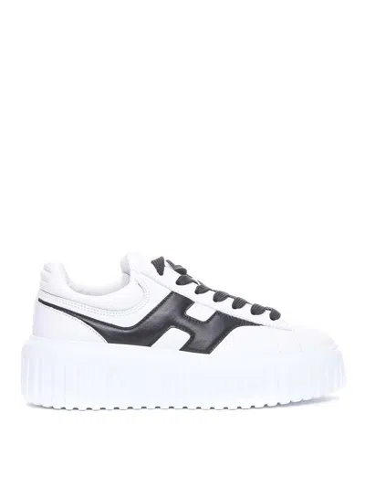 Hogan H-stripes Sneakers In White