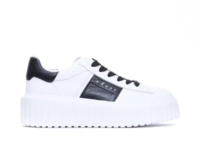 Hogan H-stripes Sneakers In White