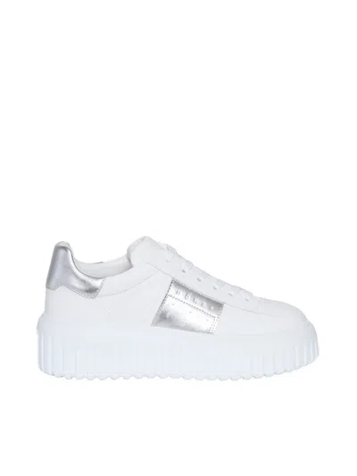 HOGAN H-STRIPES SNEAKERS WITH BRANDED BAND