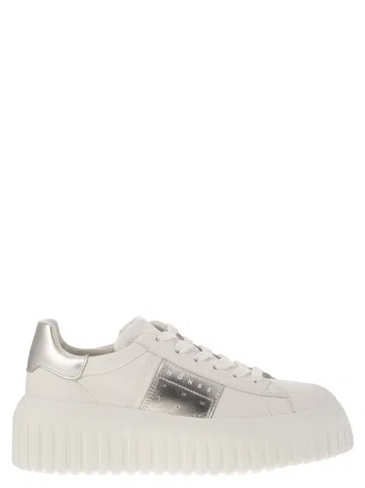 HOGAN HOGAN H STRIPES SNEAKERS WITH SIDE BAND