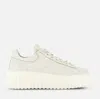 Hogan Logo-embroidered Low-top Sneakers In White