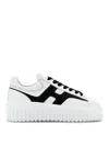 Hogan Nappa Leather Sneakers With Extralight Eva Sole In White